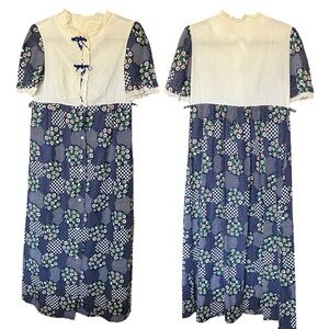 Vtg housecoat dress